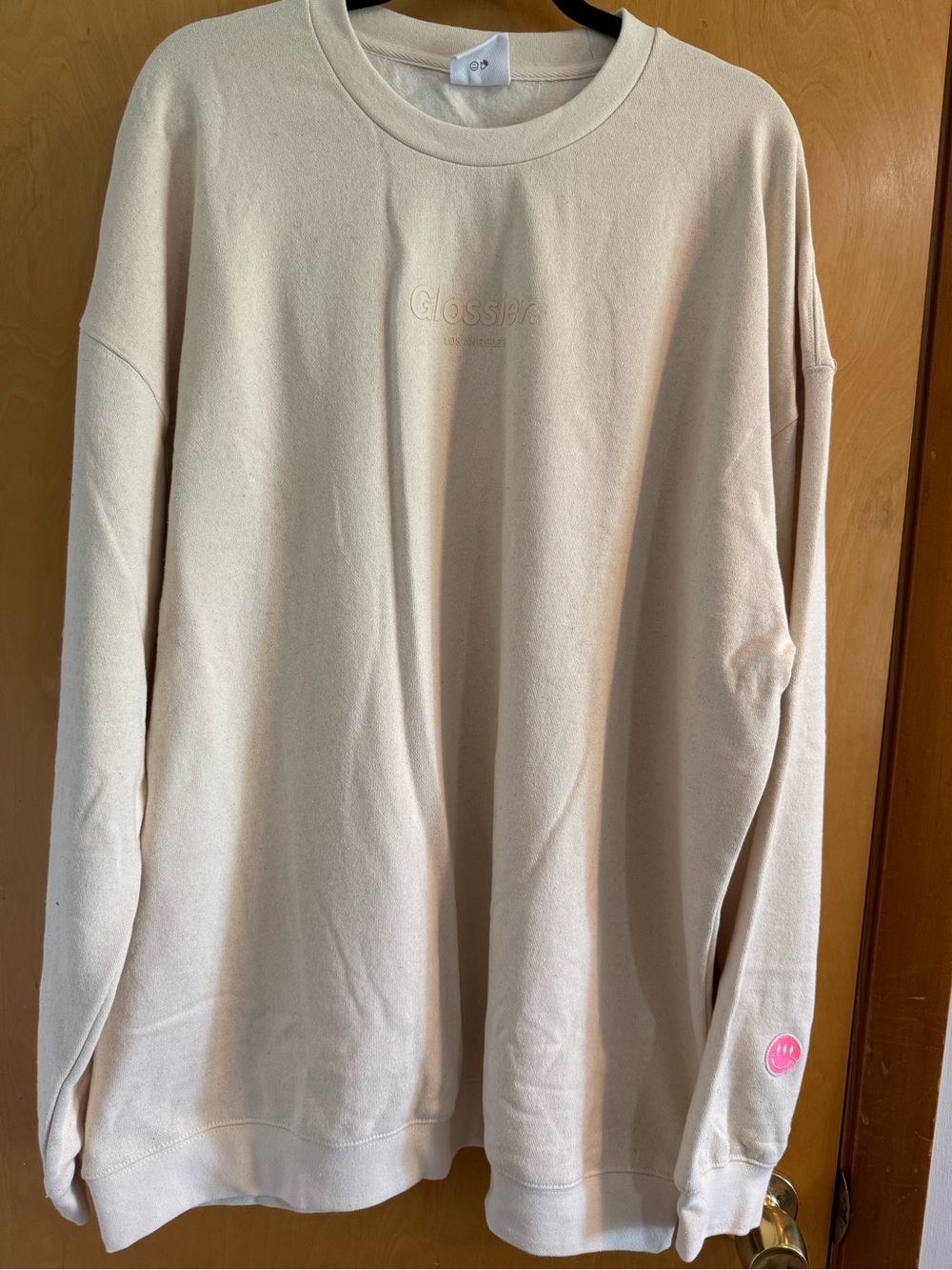 Glossier Cream Crewneck Sweatshirt